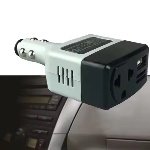 12V/24V Mobile Power Converter USB Auto for Mobile Phone Charging Black Car Mobile Power Converter U