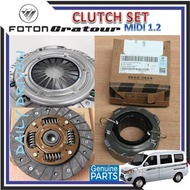 FOTON GRATOUR MINI / MIDI 1.2 CLUTCH SETS- PRESSURE PLATE CLUTCH DISC RELEASE BEARING SET ORIGINAL