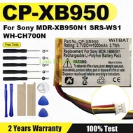 全新，全新。 แบตเตอรี่ทดแทCP-XB950 Sony MDR-XB950N1 SRS-WS1 WH-CH700N