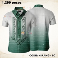 Filipino Ethnic Tribe Men's Top Modern Barung Ethnic Tribe Style Shirt Fully Sublimation Men and Wom