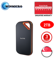 SanDisk E81 Extreme PRO Portable SSD 2TB USB 3.2 GEN 2 Read/Write 2000MB/s External Hard Disk SDSSDE81