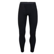 [Icebreaker] Men 100% Merino Wool Oasis Close-Fitting Warm Trousers-BF200 Sanitary Pants Black IB104
