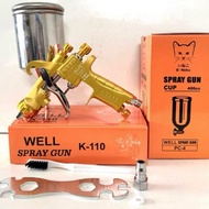 Paint Spray Nozzle K-110 Well Needle Nozzle 1.3mm 6 Cap Holes 10 Holes