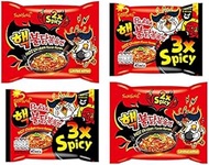 Sam Yang Samyang 2X Spicy Noodles -2X140Gm & 3X Spicy Noodles -2X140Gm (Pack Of 4) (Imported) (Combo