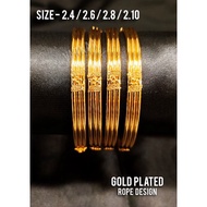 GOLD PLATED INDIAN BANGLES