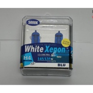 BLU H4 12V 100W SUPER WHITE BULB (5000K)