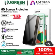UGREEN Tempered Glass iPhone 15 Pro Max 15 Series HD Screen Protector - Privacy Screen, 15 Pro Max