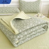 Three-Piece Set Thickened Blanket Bed Protector Mattress All-Season Tatami Bed Cover Bed Sheet Foam 