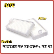 Hepa Filter For ILIFE V5 V5S V3 V3S V5S V50 Pro V55 X5 Robot Vacuum Cleaner Mop Cloth Accessories Ki