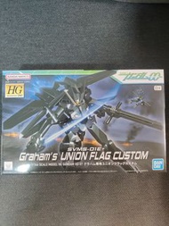 全新 日版 未砌  bandai gundam gunpla 模型 gundam hg 1/144  gundam 00 Graham's Union Flag Custom 旗式
坑口交收可sf