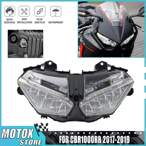 Motorcycle Front LED Head Light Headlight Fit For Honda Headlamp CBR1000RR CBR1000RR-A 2017 - 2019 C