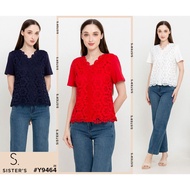 SISTERS Short Blouse Cotton T-Shirt Wanita 9464