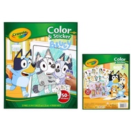 Crayola Activity Book Bluey Color & Sticker with 50+ Stickers