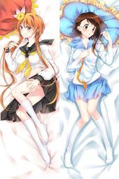 刷卡現貨 ミ★Star恆星╭☆偽戀 橘萬裡花 小野寺小咲 WCT等身抱枕 抱枕套等身抱枕套枕頭等身枕套動漫抱枕  露天