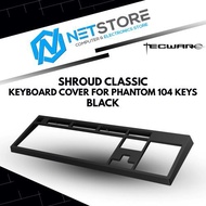 TECWARE SHROUD CLASSIC MAGNETIC KEYBOARD COVER FOR PHANTOM 104 KEYS (BLACK) - TWKB-SHR104BK