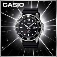 CASIO Diver Watch MDV-106 Series Men's International Model (Black x Silver MDV-106-1AV)