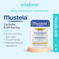 Mustela Baby Lip Balm Nourishing Stick Dry Skin 9g - Allejane