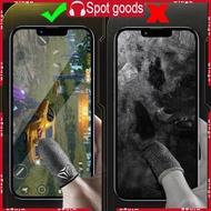 WIN Finger Sleeve Gloves Sweatproof Breathable Finger Cover 1 2 Pair for Mobile Game