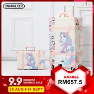 Uniwalker 2 in 1 Luggage bag 22+13/26+13 inch suitcase universal traveller handmade suitcase cartoon