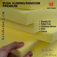Busa royal foam lembaran Alas Tidur Tebal 3 Cm Ukuran 200x140 Busa Sofa Lapisan Kursi Kayu Bergarans