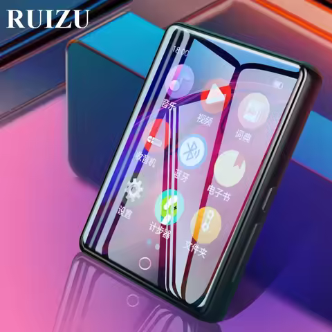 Newest RUIZU M7 Metal Bluetooth 5.0 MP4 player Built-in Speaker 2.8 inch Screen With E-Book Recordin