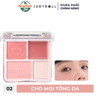 Phấn Má Hồng & Bắt Sáng Judydoll 4 Màu - 02 Mọi Tông Da 9g
