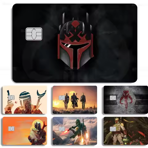 The M-Mandalorian Film Skin Sticker Tape For Bank Credit Debit Card Personalized Credit Card Protect