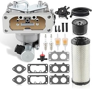 GoaMotors 15004-1010 Carburetor with 2508301-S Outer Air Filter 2508304-S Inner Filter fit for Kawas