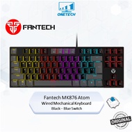 Fantech MK876 Atom / MK890 Atom / MK886 Wired Mechanical Keyboard - Black / Grey (Blue Switch / Red 