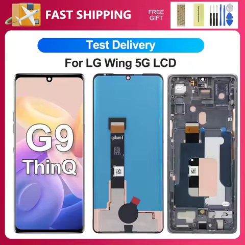 OEM For LG Velvet 5G 6.8''For LG G9 ThinQ LM-G900N LM-G900EM LM-G900 LCD Display Touch Screen Digiti