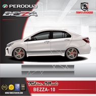 PERODUA BEZZA CAR BODY STICKERS SET BEZZA - 10