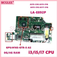 Dengan I3 I5 I7 Cpu V2g Gpu 0gb/4gb-ram Papan Utama Untuk Acer Aspire A515-51g A615-51g A315-53g A51