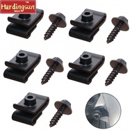 Hardingsun 5* Car Fender Lining Wheel Arch Mudguard Trim Clips + 5* Screw For Toyota