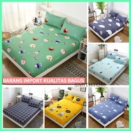KATUN IMPORTED BEDSHEETS Bed Cover Cotton Bedsheet 120x200/160x200/180x200 Ny Bedsheet - Sesame Stre
