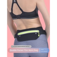 running waist bag running belt Beg pasport kecergasan wanita perjalanan beg telefon bimbit tali ping