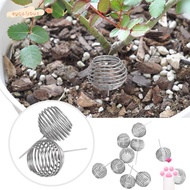 EUCALYTUSMY 10pcs Bonsai Baskets, Stainless Steel Small Plant Gardening Fertilization Baskets, Autom