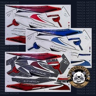 Yamaha lc135 rx135i v1 spark rx135 (7) siam motor cover sticker stiker stripe ready stok automotive 
