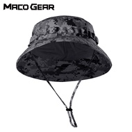 Multicam Tactical Caps Military Airsoft Boonie Bucket Hat Fishing Hiking Hunting Outdoor Camo Sun-proof Panama Hats Summer Men
