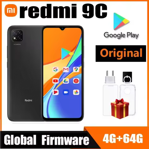 Global Rom Xiaomi Redmi 9C Smartphone 3GB/4GB 128GB MediaTek Helio G35 6.53 inch Android 10 13MP Cam