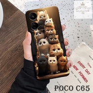 HP Case Latest C65poco - Rajacase - cellphone casing C65poco - Cats case Motif - Cellphone protector