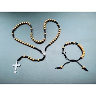 RG88 ROSARY PACKAGE + PREMIUM CATHOLIC WOODEN BRACELET