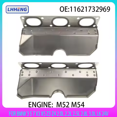 Exhaust mainfold gasket Set For BMW 3 5 7 X3 X5 Z3 Z4 2.0L 2.2L 2.5L 2.8L 3.0L L6 24V 1996-2010 M52 
