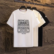 2026Mo * ier Simple logo Print Casual Short-Sleeved Men Women Loose Round Neck T-ShirtCOD