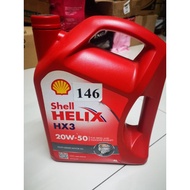 Shell 4T Oil Helix HX3 4Liter ORIGINAL