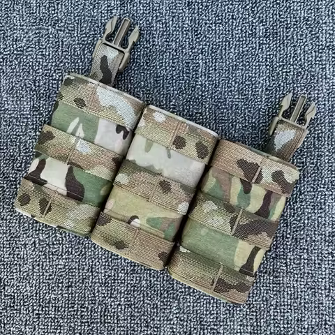 Tactical Magazine Pouch Airsoft Expansion Conversion Panel Mag Bag LV119 FCSK Vest Multicam 5.56/7.6