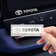【Ready Stock】Toyota Logo 3D Exterior Metal Sticker Car Interior Decorative Sticker Window Creative S