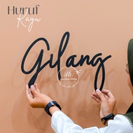 PRICE PER LETTER Custom wooden letters 8 cm high - writing decorative/s wedding/s CUSTOM WOODEN RAIS