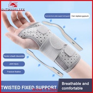 Nylon Splint Wrist Brace Protector Double Aluminum Plate Tendon Sheath Wrist Brace Adjustable Breath