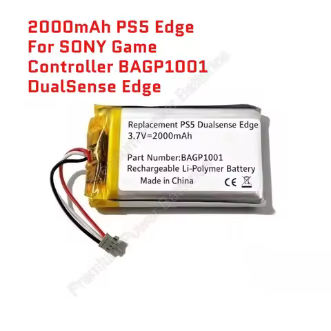 2000mAh PS5 Edge For SONY Game Controller BAGP1001 Battery DualSense Edge High Capacity