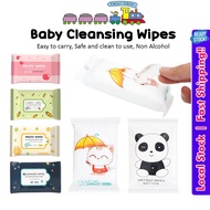 [Choo Choo Toy] 10pcs Pack Alcohol Free Wipes Baby Wipe Pocket Wet Tissue Tisu Basah Baby 婴儿湿纸巾 - BA